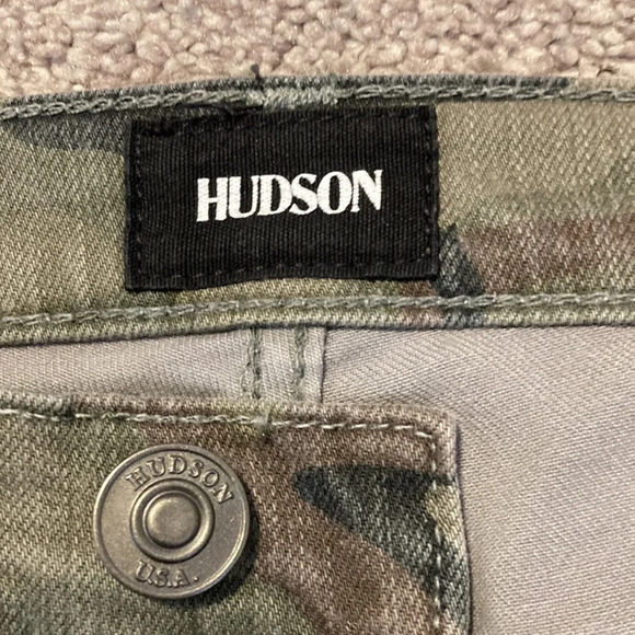 NWOT Hudson Barbara High Waist Super Skinny Jeans Camo 25 - Picture 10 of 16